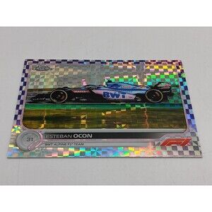 2022 Topps Chrome F1 Esteban Ocon #116 PURPLE Checker /199